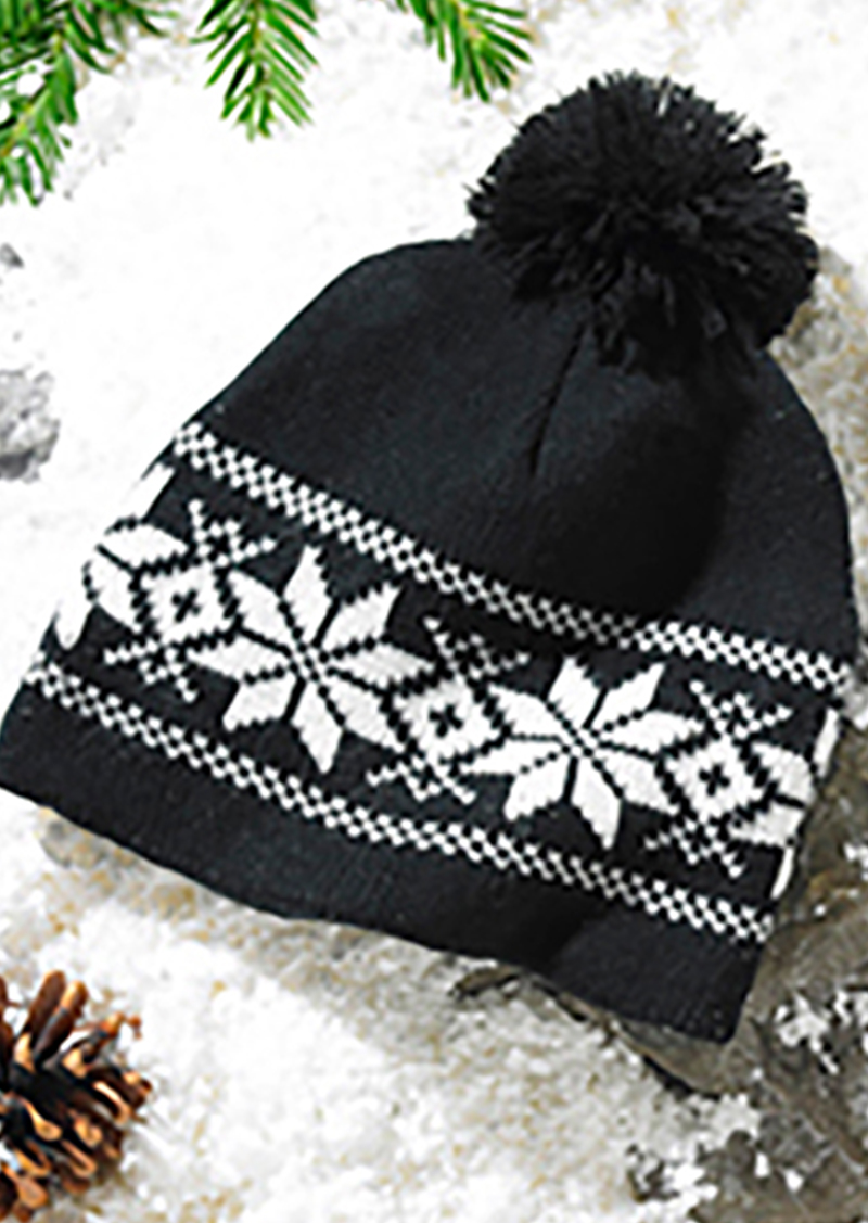 Result Fair Isle Knitted Hat